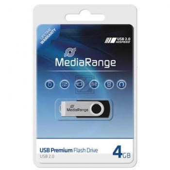 MEDIARANGE FLEXI USB STICK 4GB MR907 USB 2.0 schwarz-silber