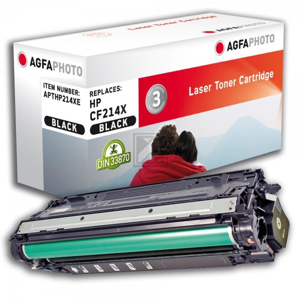 Agfaphoto Toner-Kartusche schwarz HC (APTHP214XE) ersetzt 14X