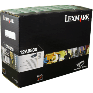 Lexmark Toner 12A6830 schwarz