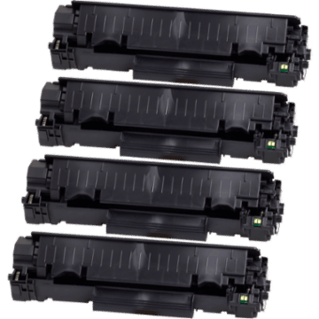 4 Alternativ Toner XL für HP CB436A 36A schwarz