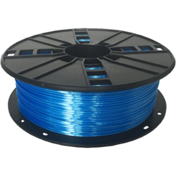 Ampertec 3D-Filament Seiden-PLA blau mit Perlglanz 2.85mm 1000g Spule