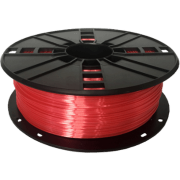 Ampertec 3D-Filament Seiden-PLA rot mit Perlglanz 1.75mm 1000g Spule