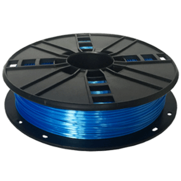 WhiteBOX 3D-Filament Seiden-PLA blau mit Perlglanz 1.75mm 500g Spule